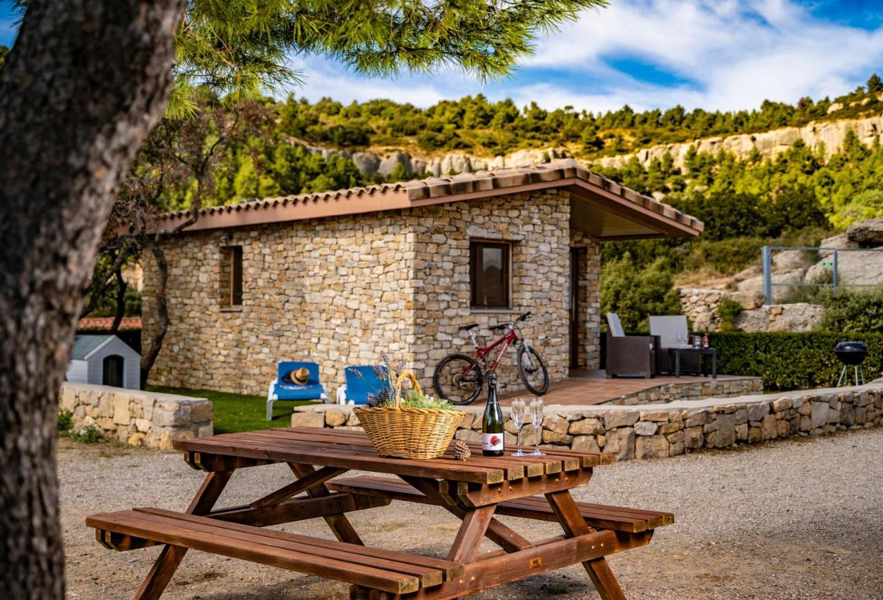 Camping Bungalow Serra De Prades Resort Vilanova de Prades Esterno foto